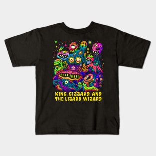 King Gizzard & The Lizard Wizard - Original Fan Art Kids T-Shirt